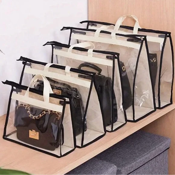 5 Transparent Dust Bags With Zipper - Picture 4 of 4